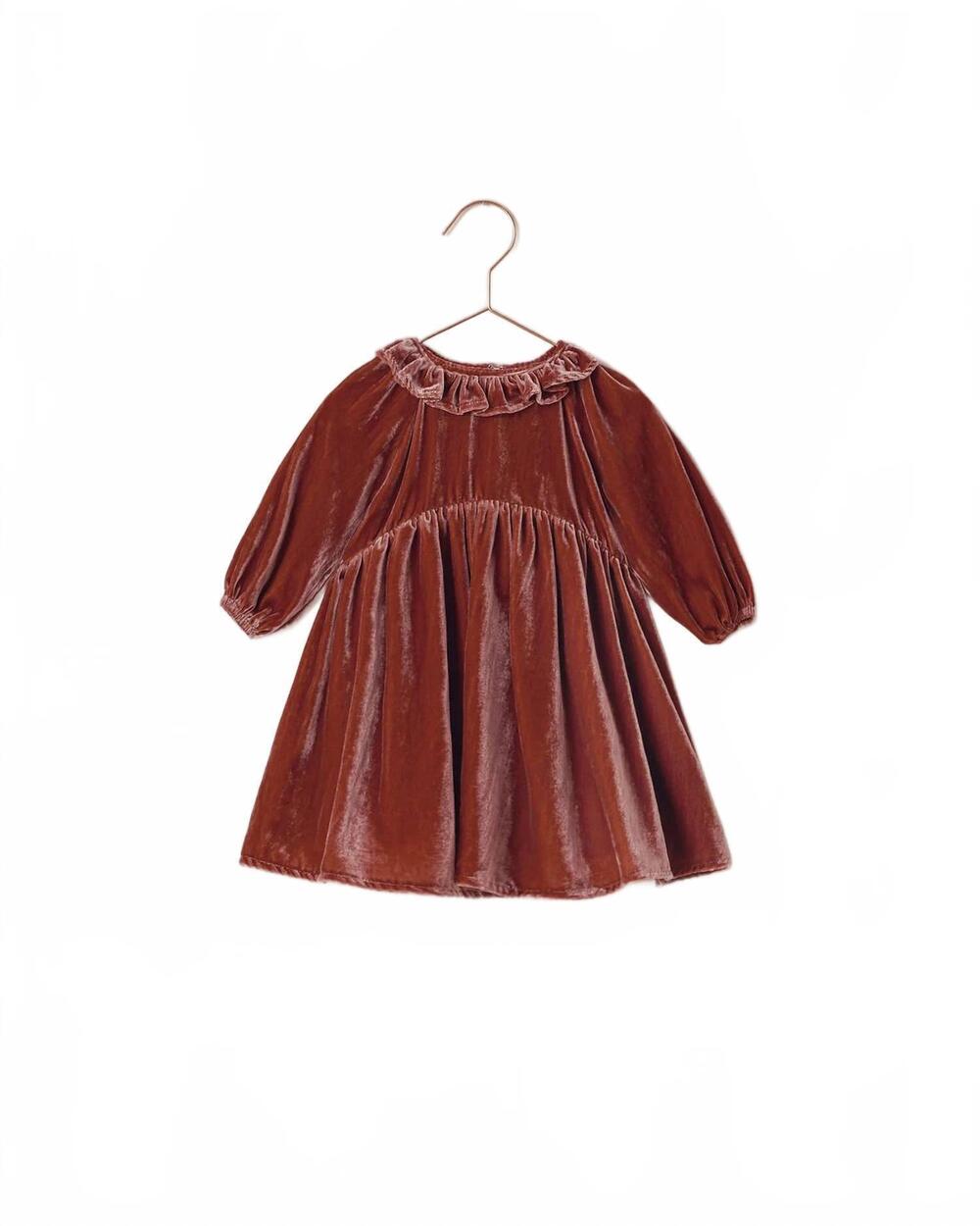 NEW NORALEE girl's adeline dress in ruby